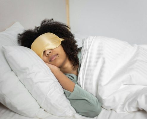 Allergy patient sleeping soundly with allergy care from Allergy and Asthma Associates of Florida